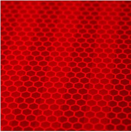 Close up of reflective tape